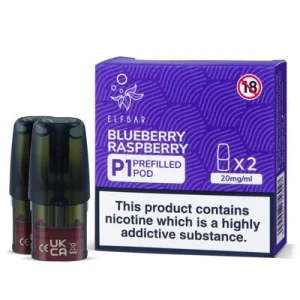 Blueberry Raspberry Elf Bar Mate P1 Prefilled Pod