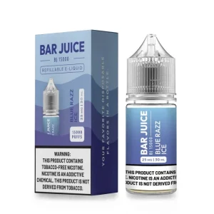 Blue Razz Ice Bar Juice BJ15000 Salts 30mL