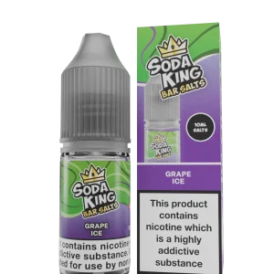 Grape Ice Nic Salt By Soda King Bar Salt