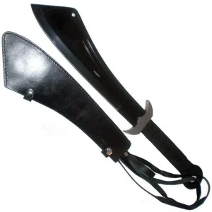 24" Full Tang Chinese Militia Axe Black Machete