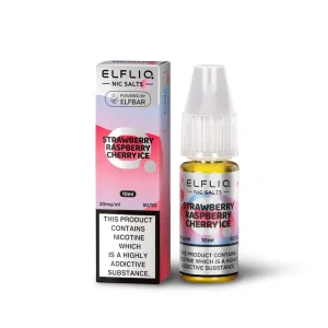 Strawberry Raspberry Cherry Ice Nic Salt By Elfliq