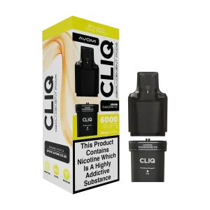Lemon Tangerine Ice Avomi Cliq 6000 Refill Pack