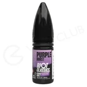 Purple Burst Hybrid Salt E-Liquid by Riot Squad