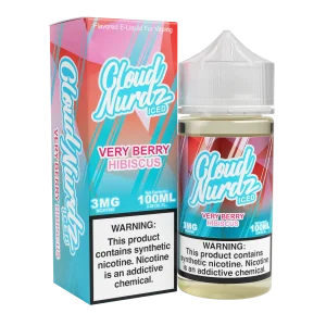 Very Berry Hibiscus Iced Cloud Nurdz 100mL