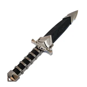 Defender - 11″ Collectible Black Dagger w/ Sheath Antique Daggers