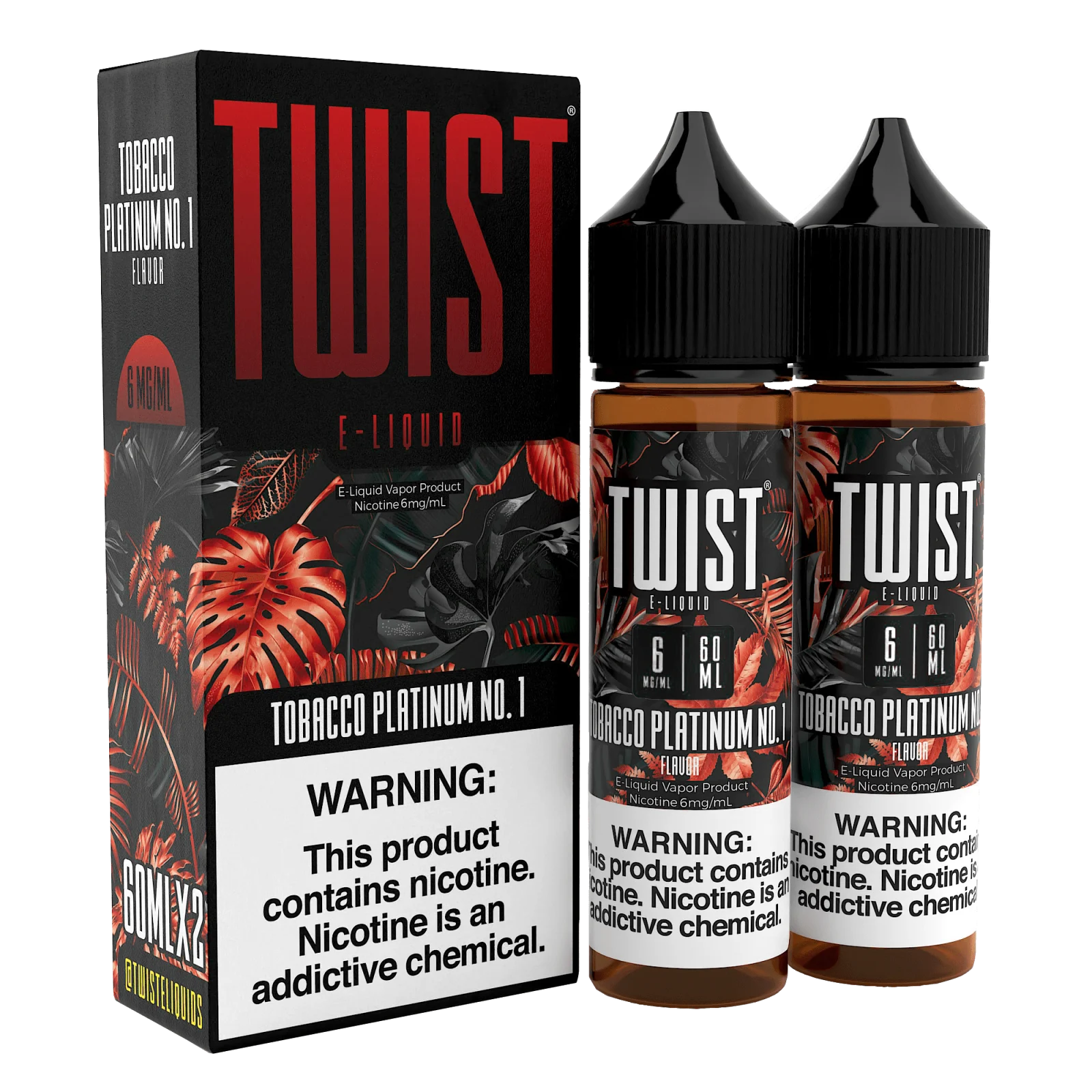 Tobacco Platinum No. 1 by Twist E-Liquid – 60mL x 2