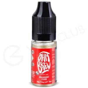 Strawberry Storm E-liquid by Ohm Brew 50/50 Nic Salts