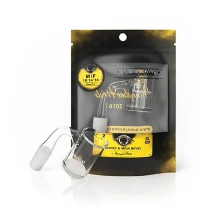 Honey & Milk Bevel SW Quartz Nail by Honeybee Herb