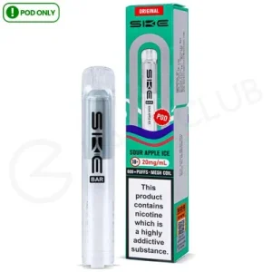Sour Apple Ice SKE Bar Prefilled Pod