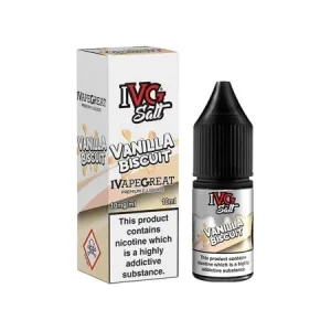 IVG 10ml Nic Salts - Vanilla Biscuit