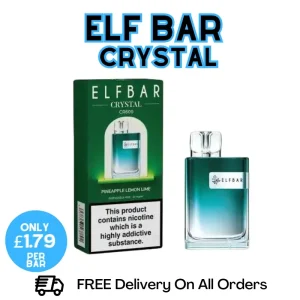 Pineapple Lemon Lime Elf Bar Crystal 600 Disposable Kit | ONLY £1.79