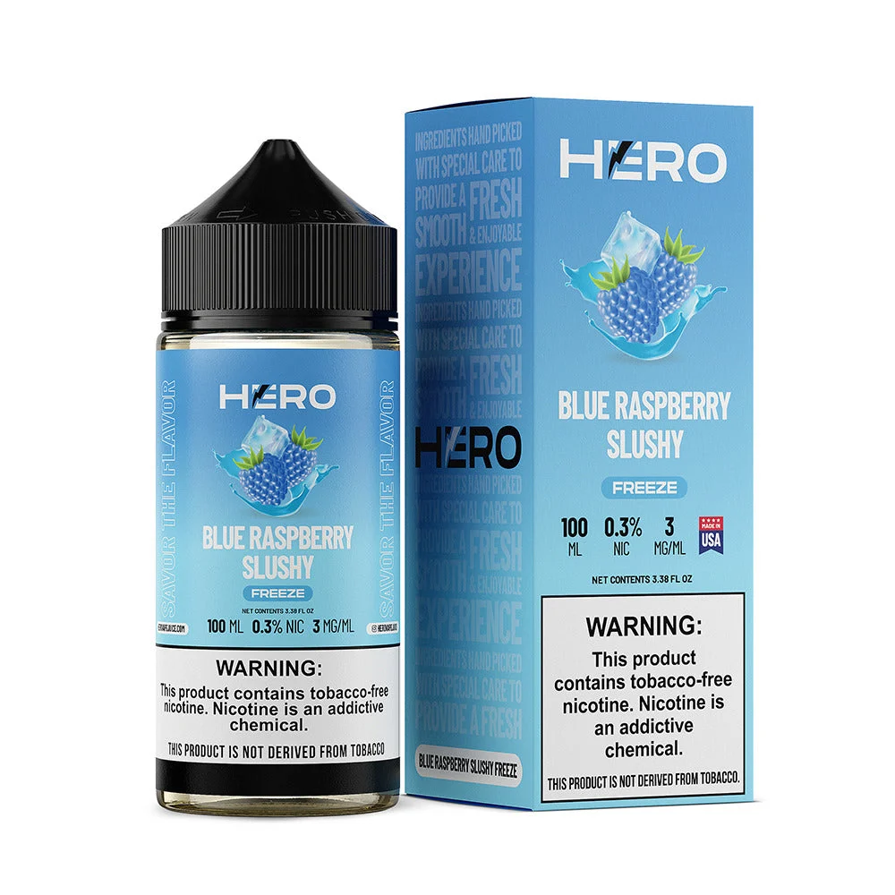 Blue Raspberry Slushy Freeze Hero 100mL