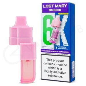 Blueberry Cherry Cranberry Lost Mary BM6000 Refill Pack