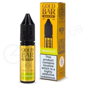 Pineapple Ice Nic Salt E-Liquid by Gold Bar Salts