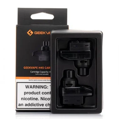 H45 Replacement Cartridge Pod (2/pk) | Geek Vape | 4ml | Black (Final Closeout)