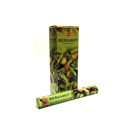 HEM Bergamot 9″ Incense Sticks – Hex Box (20g)