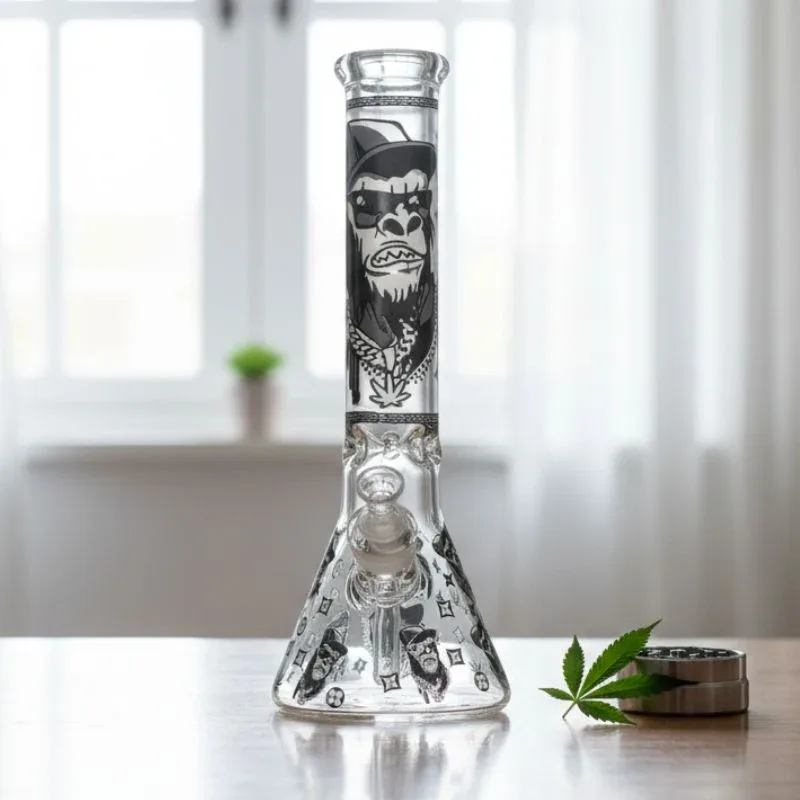 Xtreme 14″ Luxury Pattern 7mm Beaker Bong - Image 2