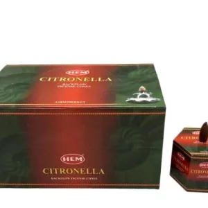 HEM Backflow Cones - Citronella Backflow Incense 40 Cones