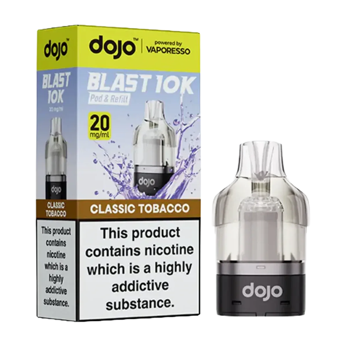 Classic Tobacco Dojo Blast 10K Refill Pack