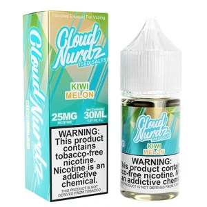 Cloud Nurdz Kiwi Melon Iced Nic Salt - (30mL)