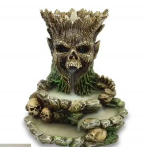 ZenN - Skull Tree LED Backflow Incense Burner 5x4.9x6”