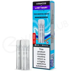 Fresh Menthol Mojito Hawcos x Lost Mary Crystal Pro Prefilled Pods