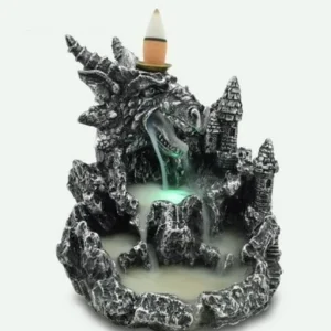 ZenN - Dragon Head LED Backflow Incense Burner 4.9x4.9x5”
