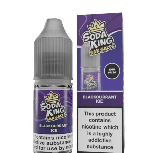 Blackcurrant Ice Nic Salt By Soda King Bar Salt