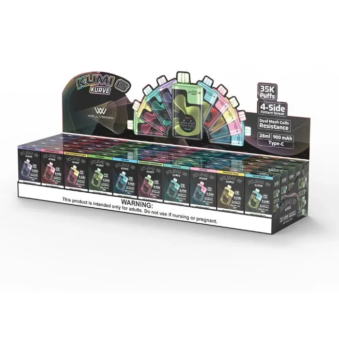 Kumi Six Loaded Kurve Counter Display - Image 2