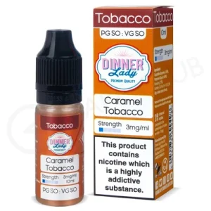 Caramel Tobacco E-Liquid by Dinner Lady 50/50