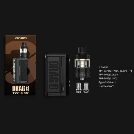 Voopoo Drag 3 TPP-X Kit - Free UK Delivery - Image 2