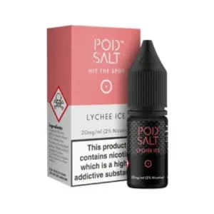 Pod Salts Lychee Ice 10ml Nic Salt Eliquid