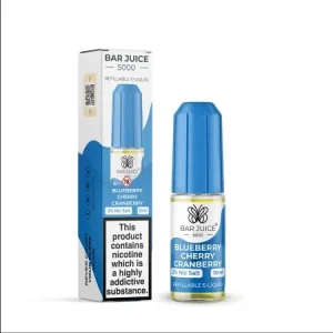 Bar Juice 5000 Blueberry Cherry Cranberry Nic Salt 10ml