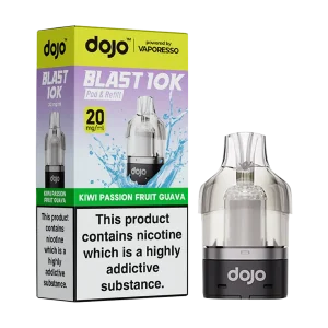 Kiwi Passion Fruit Guava Dojo Blast 10K Refill Pack