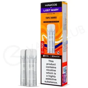 Triple Mango Hawcos x Lost Mary Crystal Pro Prefilled Pods