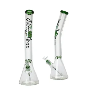 Johnny Green - 20″ 9mm Beaker Bent Neck w/ Grid Percolator Slide