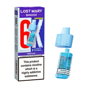 Menthol Lost Mary BM6000 Refill Pack