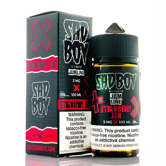 Strawberry Jam | Jam Line Synthetic by Sadboy E-Liquid | 100ml (Final Closeout) - Image 2