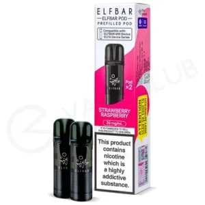 Strawberry Raspberry Elf Bar 600 Prefilled Pods
