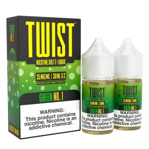 Green No. 1 Salt by Twist E-Liquid – 30mL x 2