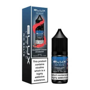 Elux Legend Blueberry Cherry Cranberry Nic Salt 10ml