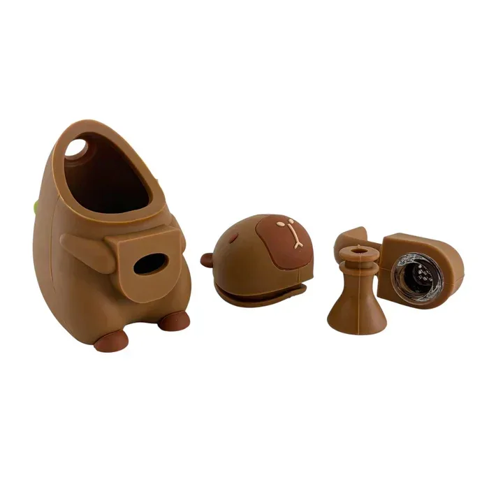 6" Capybara Silicone Water Pipe - Image 2