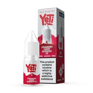 Strawberry Cherry Raspberry Ice Nic Salt By Yeti Summit
