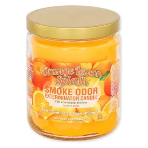Smoke Odor - 13oz Orange Lemon Splash Candle