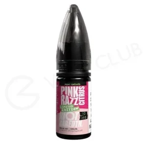 Pink Razz Citrus Nic Salt E-Liquid by Riot Bar Edition