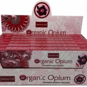 Nandita - Original Opium Incense Natural & Organic Hand-rolled Masala Incense Sticks 15g