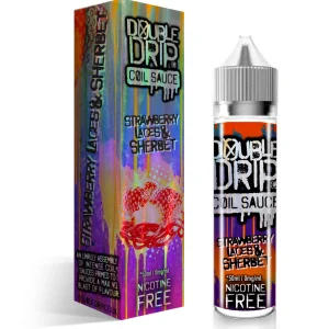 Double Drip Strawberry Laces & Sherbet Coil Sauce Short Fill E-Liquid 50ml