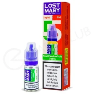 Kiwi Passionfruit Guava Nic Salt E-Liquid by Lost Mary