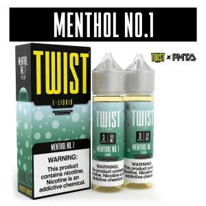 Menthol No.1 by Twist E-liquids - ( 2 Pack)