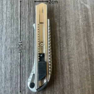 High-Quality Aluminum Alloy Box Cutter Handle - No Blade Included